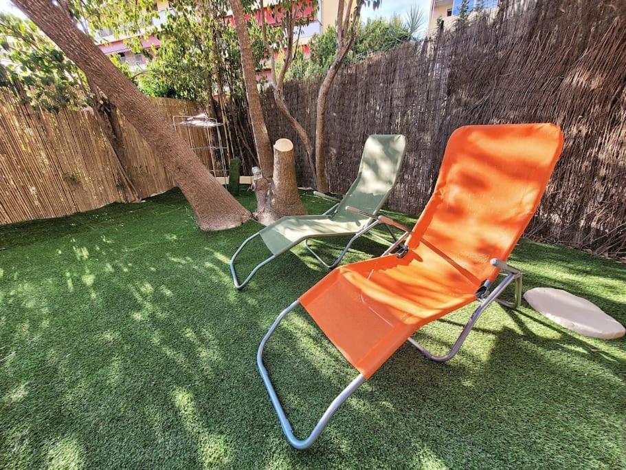 Parking Prive + Jardin + Clim Proche Plage & Resto Cagnes-sur-Mer Exterior foto